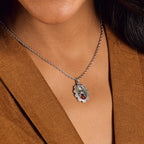Sterling silver Enamel Virgin of Guadalupe Charm