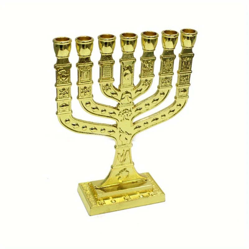 1PC Menorah Candle-holders Religions Candelabra Hanukkah