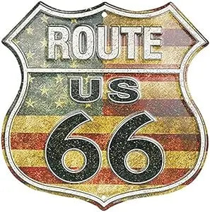 Route 66 America Signs Vintage Metal