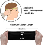 Jesus is King Cross Sport Headbands