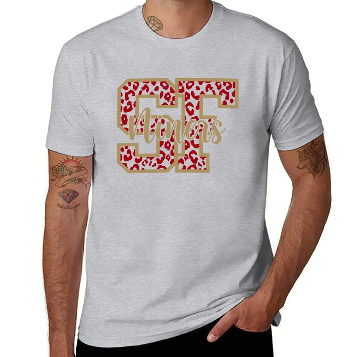 SF Football 49ers Niners T-Shirt graphic shirts