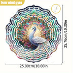 Peacock Flower Spinner Decoration
