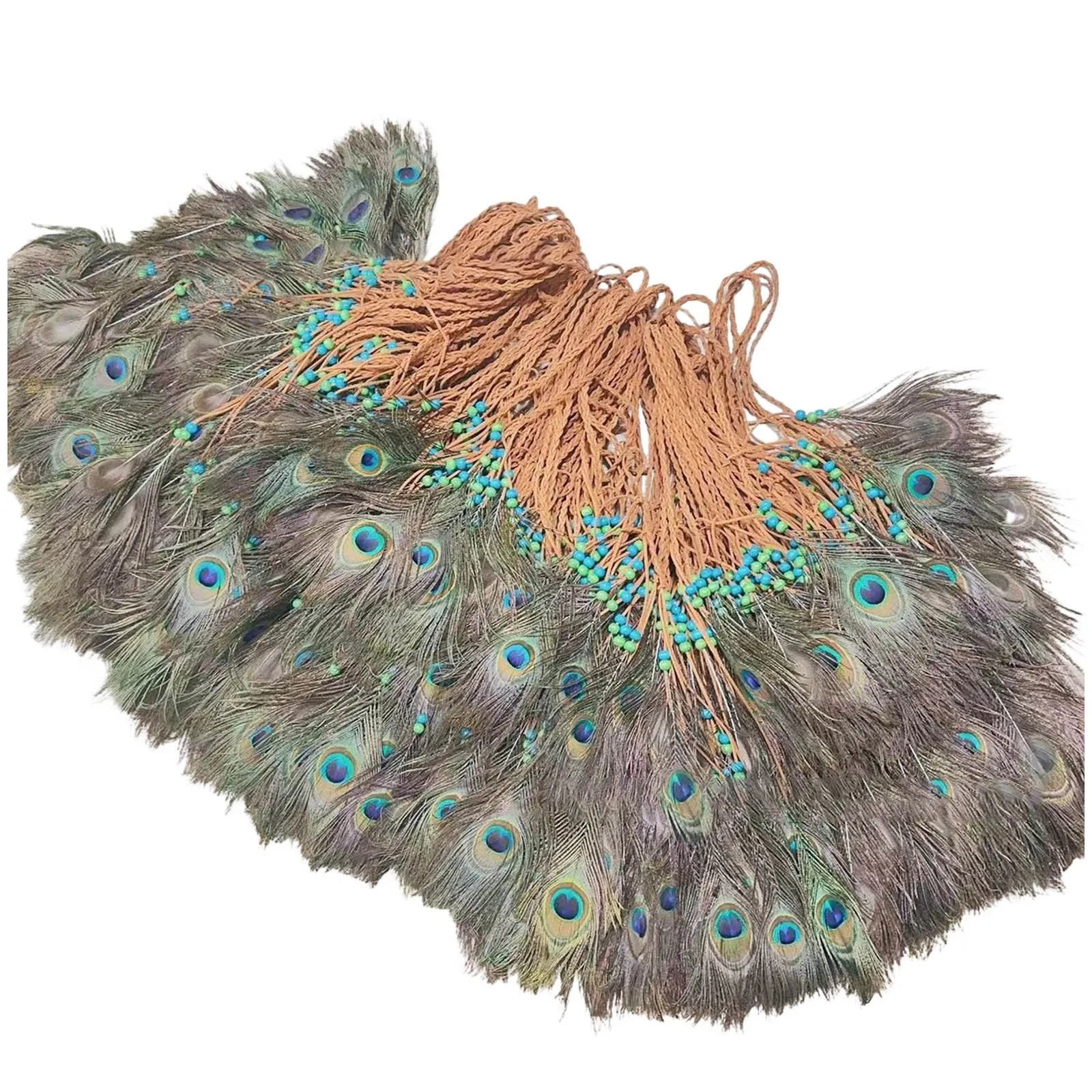 Ethnic Peacock Feather Headband
