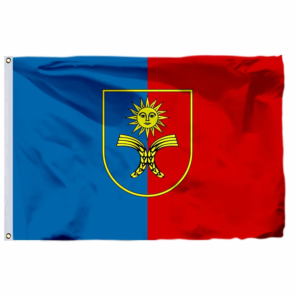 Ukraine Kyiv Kurovskyi State Flag