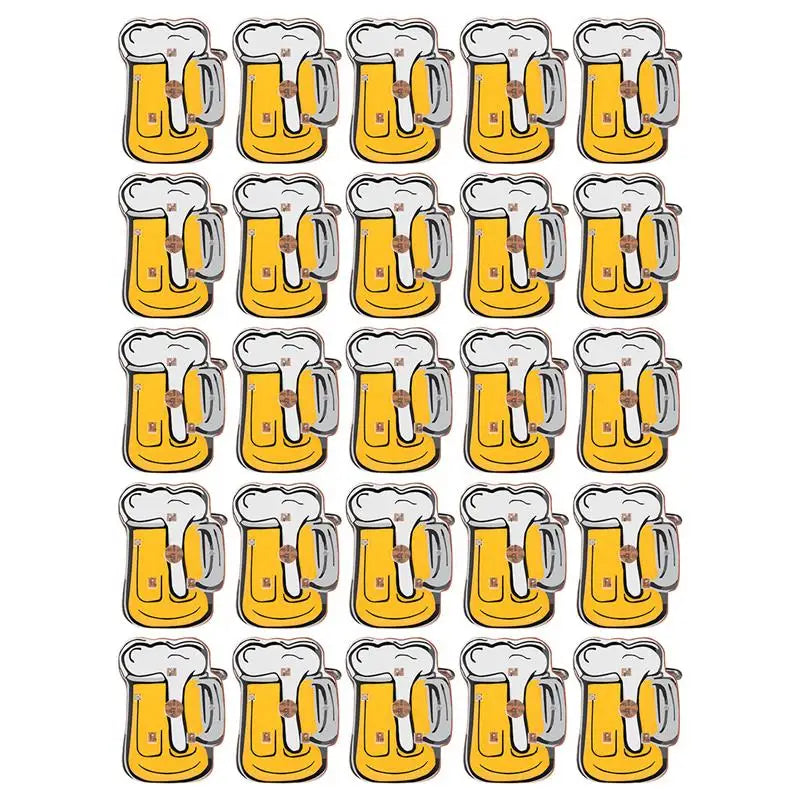 10pcs LED Brooches Pin Beer Mug Oktoberfest Pin