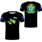 Brazil Flag Graphic Tee for Men