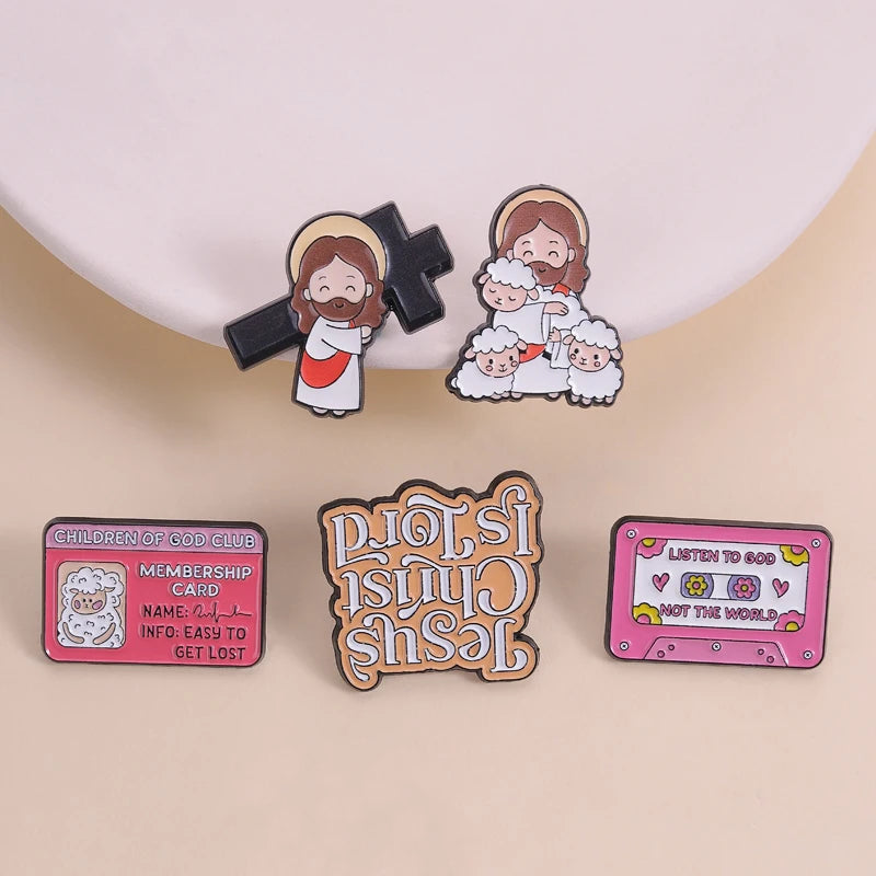 Jesus Christ is Lord Enamel Pins