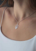 Ukraine National Emblem Necklace