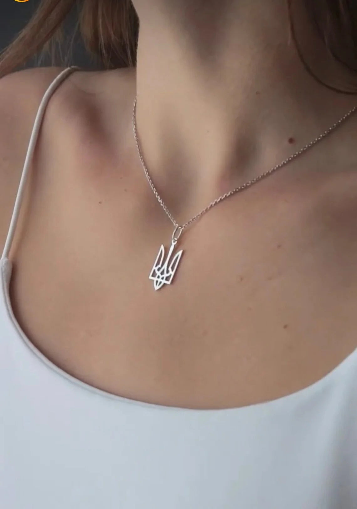 Ukraine National Emblem Necklace