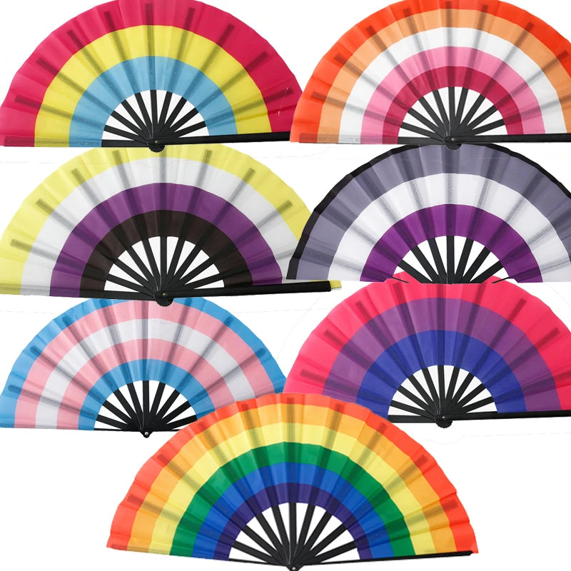 Rainbow Fan LGBTQ Pride