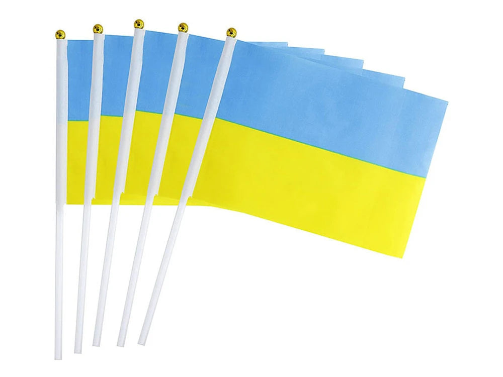 Small Ukraine Hand Waving Flag
