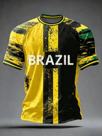 Brazil Style Football Jersey Unisex Top