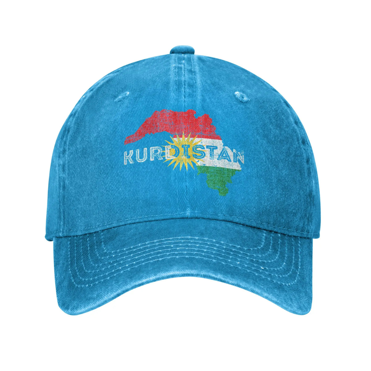 Kurdistan Flag Baseball Caps