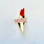 Palestine Brooch – Stainless Steel