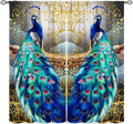 Blue Peacock Curtains