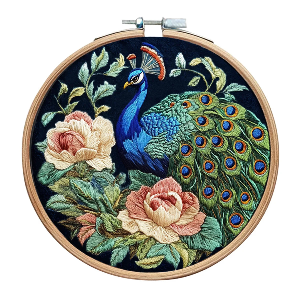Peacock Embroidery Kit