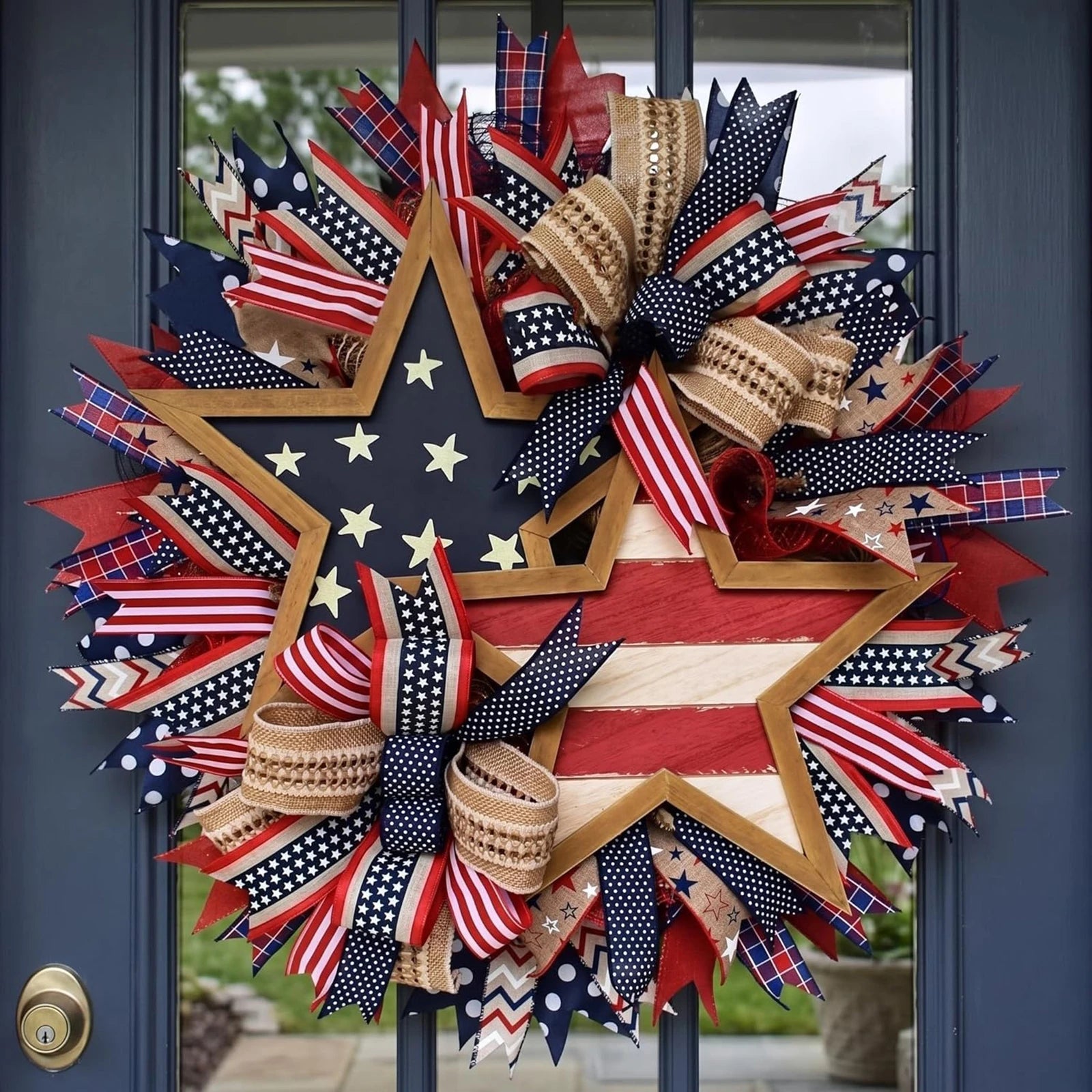 USA Patriotic Wreath