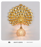 Creative Peacock Wall Lamp