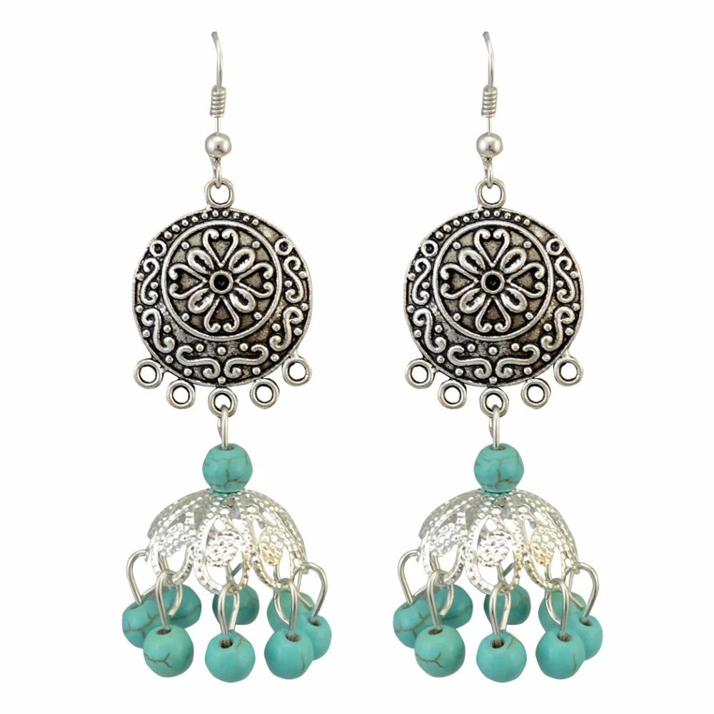 Silver Color Vintage Earrings