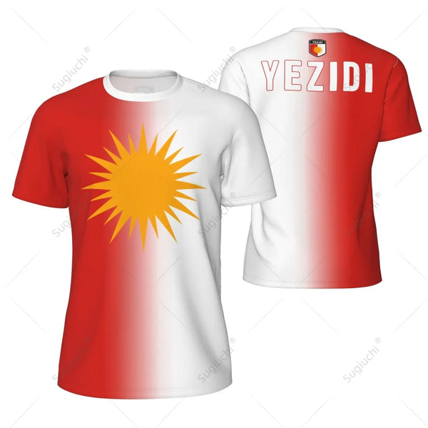Sports T-shirt Yezidi Flag