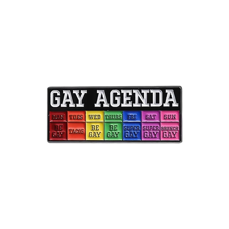 LGBT Rainbow Enamel Pins Pride