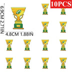 10/12PCS  Wholesale Embroidery Patches Rugby for Clothing