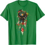 Native American Indian Tribe Dreamcatcher Artwork T-Shirt