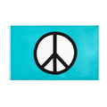 Peace Symbol Rasta Peace Flag