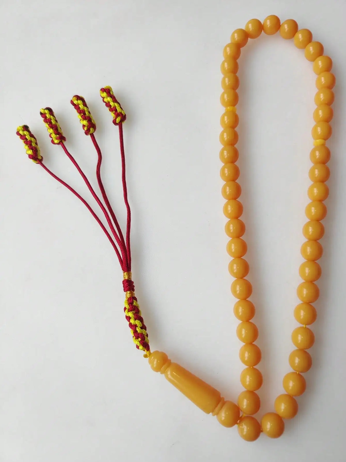 3-Color Yellow/Black/Blue Resin Tasbih