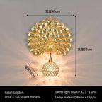 Creative Peacock Wall Lamp