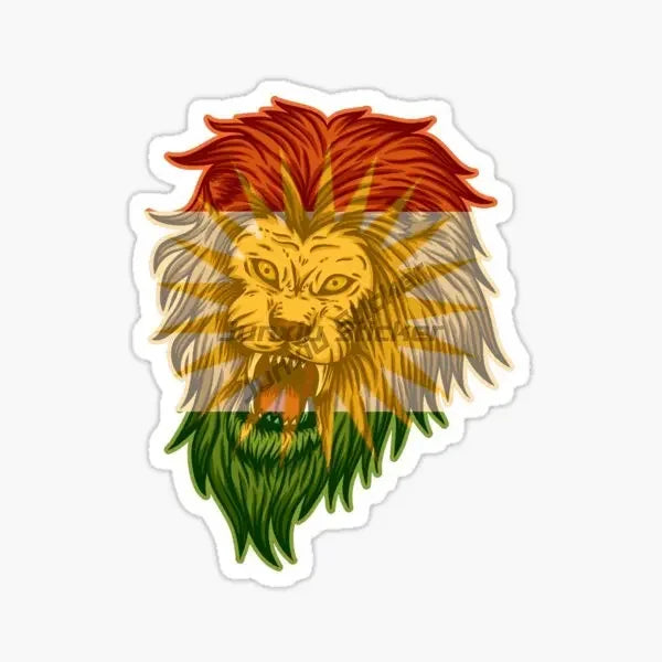 ملصقات علم كردستان للسيارات والدراجات النارية وملصقات مخصصة لخوذات السباق على الطرق الوعرة وإكسسوارات قابلة للتخصيص الحجم