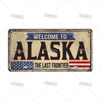 USA Landmark License Plate