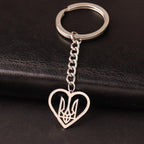 Ukraine National Emblem Keychain Party