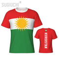 Tight Sports T-shirt Kurdistan Flag