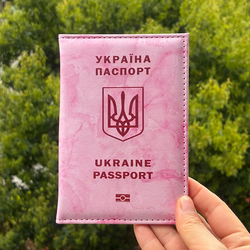 Ukraine National Emblem Passport Cover