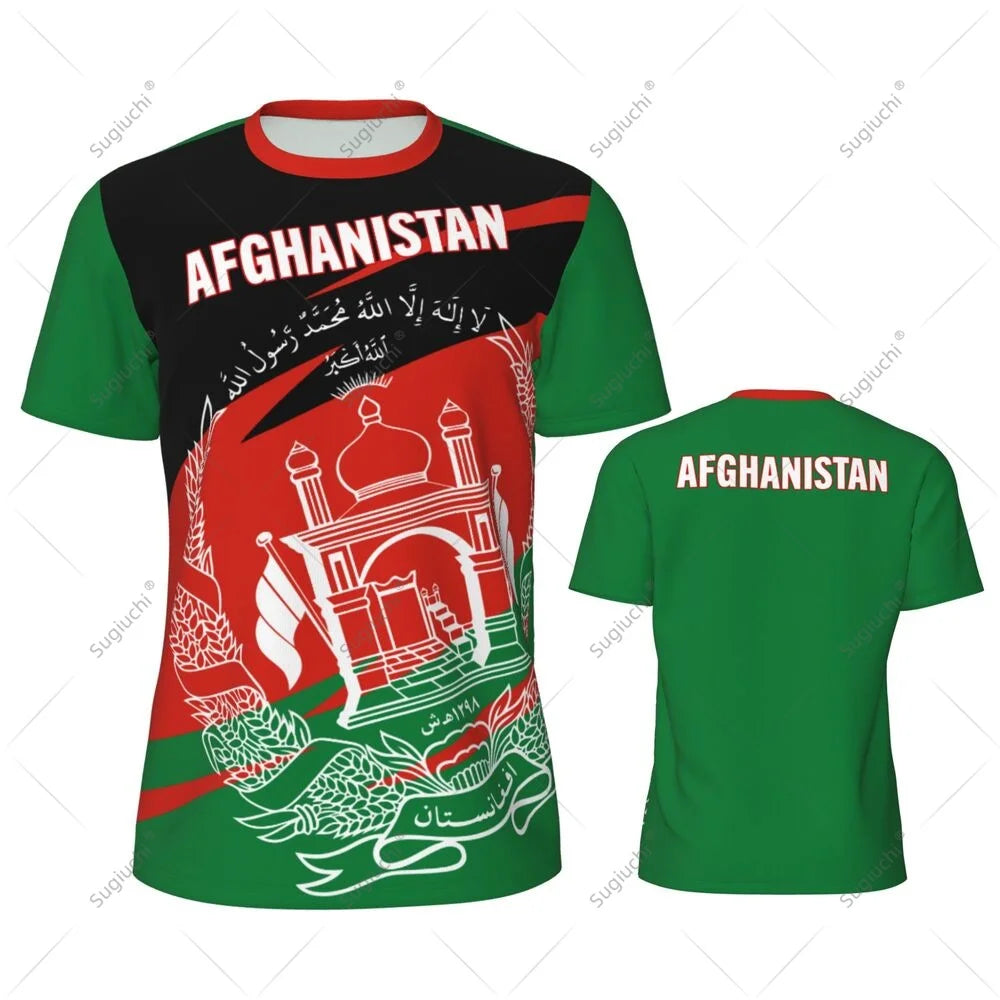 Afghanistan Flag Men Sports T-shirt