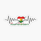 ملصقات علم كردستان للسيارات والدراجات النارية وملصقات مخصصة لخوذات السباق على الطرق الوعرة وإكسسوارات قابلة للتخصيص الحجم