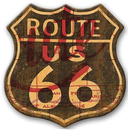 Route 66 America Signs Vintage Metal