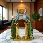 Luxury Couple Peacock Statue Sculpture