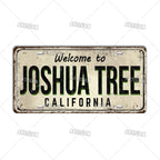 Welcome To USA City Car Plate