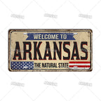 USA Landmark License Plate