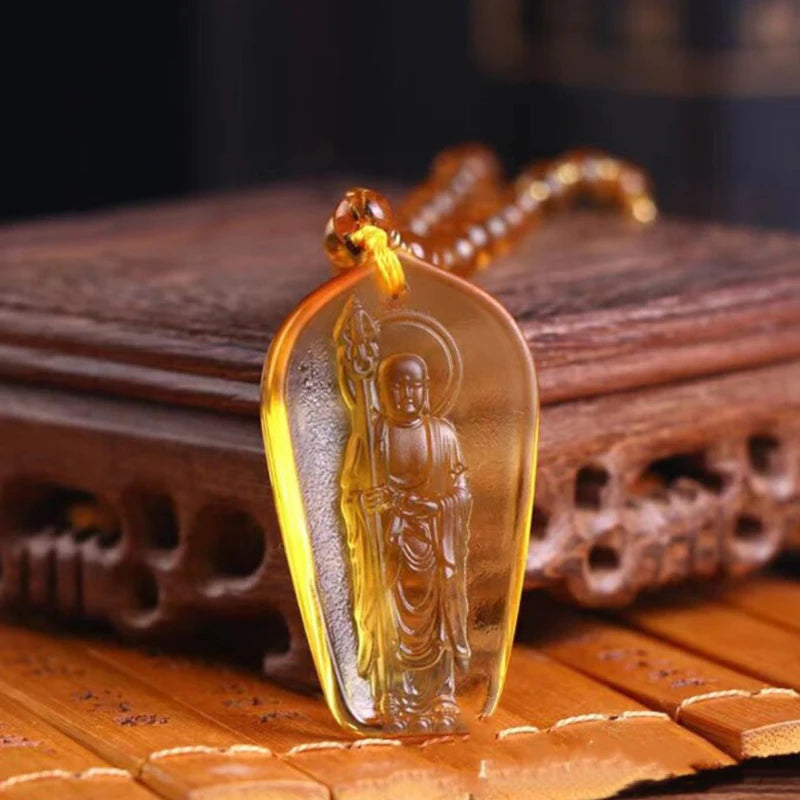Handmade Necklace Nepal Buddhist Mala Stone Beads