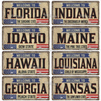 USA Landmark License Plate
