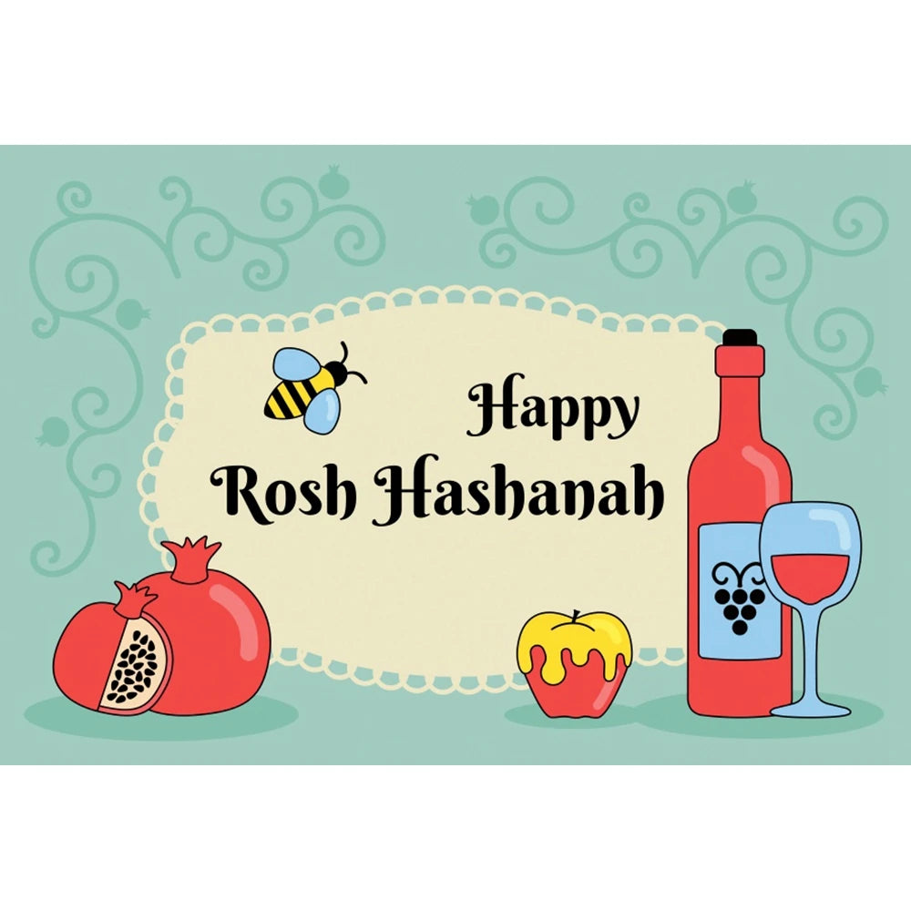 Happy Rosh Hashanah Photography Background