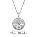 Yezidi Lalish Peacock Pendant Necklaces Stainless Steel
