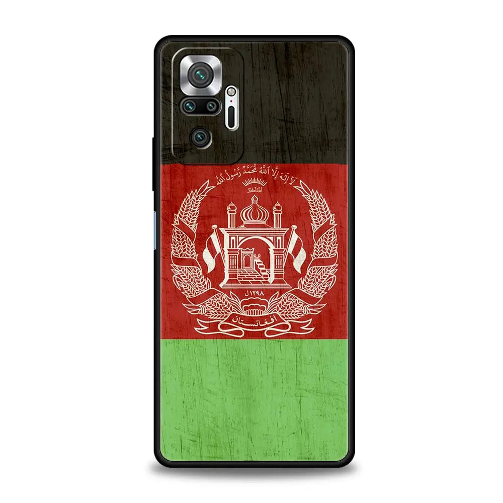 Phone Case For Xiaomi Redmi Note phones Afghanistan Flag