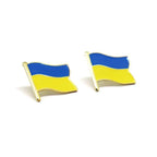 Ukraine Flag Brooch Coat of