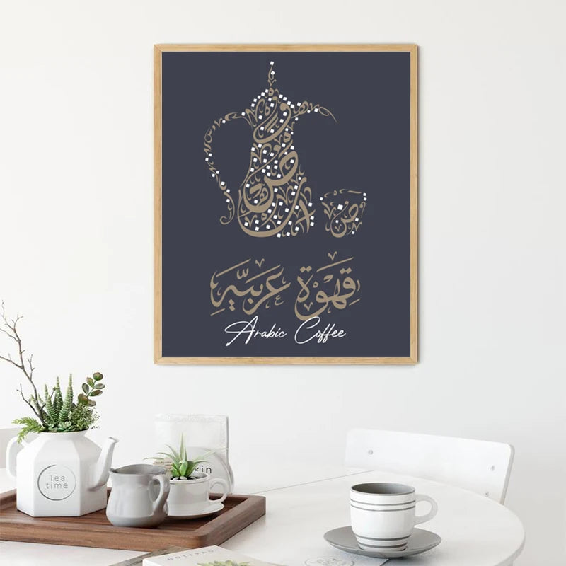 Arabic Coffee Wall Art
